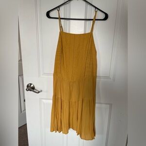 BoHo Mustard Yellow Dress